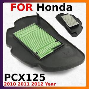 오토바이 에어 필터 클리너 교체 연료 재사용 가능 요소 혼다 PCX125 2010 년 모터 액세서리
