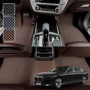 차세대 BMW 7시리즈 전용 엠보싱 고무매트 1열2열 G70 3D 세트