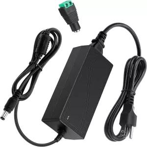 24V 전원 공급 장치 6A LED 단자 커넥터가 있는 AC-240V 5.5x2.1mm 잭이 4A 3A 2A 1A DC 어댑터