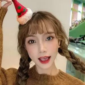 머리핀 11cm 산타모자 크리스마스 머리삔