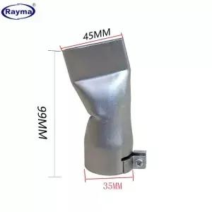 45mm 평면 용접 노즐 핫 에어 용접기용 비닐 PVC 플라스틱 레이스터 BAK 방수포 방수 유지보수 도구
