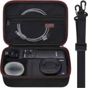 소니 ZV-1F / II 디지털 카메라용 엘론보 휴대용 케이스 1F 브이로그 하드 트래블 보호 가방 액세서리 키트