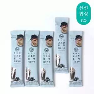 산과들에 더고소한블랙미숫가루스틱25g 50봉 선식 식사대용 미숫가루 흑미 검은콩 간식