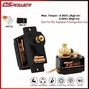 DSpower 5g 디지털 서보 미니 RC 자동차 용 플라스틱/메탈 기어 모터 WLtoys k969 k989 k Q 비행기 로봇