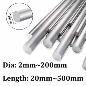 10pcs  6061 알루미늄 막대 직경 2-200mm 길이 원형 좋은 전기 도금 특성