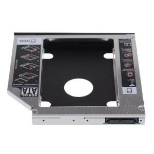 NFHK SATA 22핀 HDD HD 하드 디스크 드라이브 캐디 케이스 5MM 범용 노트북 CD DVD ROM 옵티컬 베이용