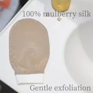 100 실크 엑스 폴리 에이 팅 장갑 터키 딥 바디 스크러버 데드 스킨 제거 SMOOTHS SKIN