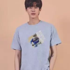 키밍 오토바이 선수 그래픽 캐쥬얼 반팔티 레이어드