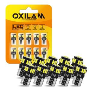10Pcs LED T10 W5W 194 501 전구 Canbus 오류 없음 자동차 인테리어 조명 램프 BMW 호환 audi 호환 mercede