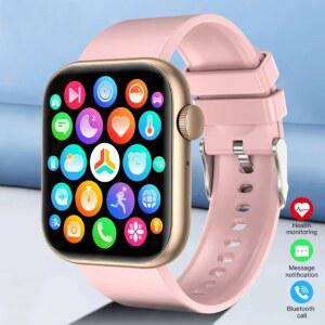 빔시계 스마트 시계 풀 터치 스크린 블루투스 방수 RELOJ 통화 트래커 LADY SMARTWATCH 스포츠