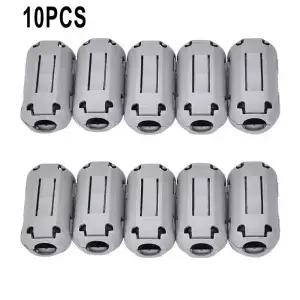 10Pcs 5mm 페라이트 코어 소음 억제 필터 링 케이블 클램프 RFI 컴퓨터 하드 오디오 장비 복사기