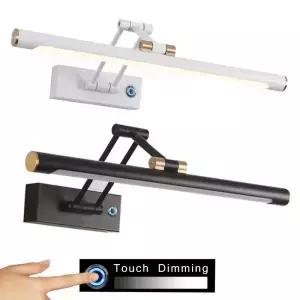 거울 빛 LED 벽 램프 현대 욕실 조명 43cm AC85 265V 실내 침실 Sconces 전등