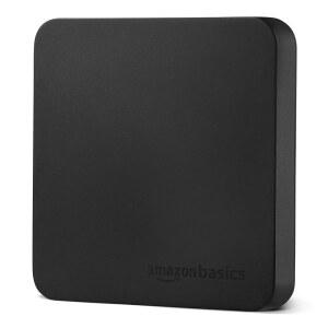 아마존 베이직 휴대용 외장 SSD, 1TB, 2000MB/s 속도, USB 3.2 2세대, IP65 방수 및 방진, 블랙