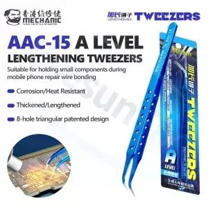 MECHANIC Aac15 A급 연장 핀셋 휴대폰 수리용 PCB 칩 소형 부품 날개선 그립핑 도구