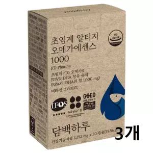 담백하루 초임계 알티지 오메가 에센스 1000 1255mg x 30캡슐 3개