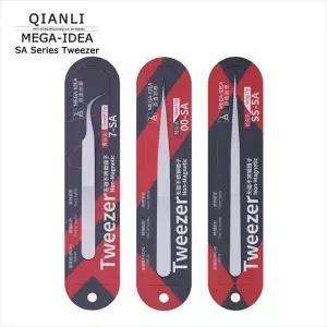 QIANLI MEGAIDEA 7SA 구부러진 팁 0.15mm 비 자기 스테인레스 스틸 짧은 뾰족한 SSSA 긴 수리 클립