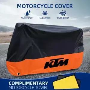 KTM Duke 200 250 390 790 1250 1290 슈퍼 어드벤처 레이디 투 레이스 오토바이 블랙오렌지 커버 방진 보호