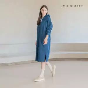 [하프클럽/스테이씨]후드 데님 원피스 (MM33OP13)