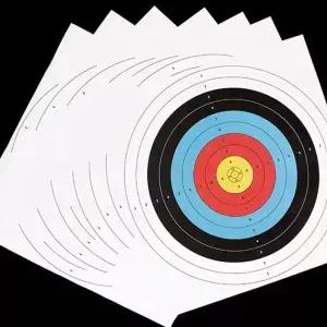10pcs 직업 양궁 대상 종이 얼굴 활 화살표 게 슈팅 전통적인 액세서리