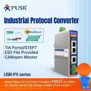 SR EtherCAT/finet/CANopenModbus RTU/TCP 게이트웨이 Siemens PLC 호환 코딩 불필요 필드버스 프로토콜