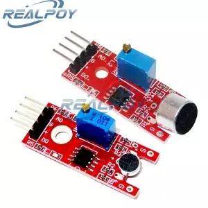 Arduino R PIC 아날로그 디지털 출력 센서 KY038 용 마이크 음성 사운드 감지 모듈