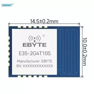 TLSR8208 2.4G 직렬 포트 투명 변속기 모듈 UART CDSENET E352G4T10S 저전력 장거리 공기 속도 250K2M PCB