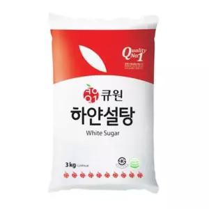 큐원 하얀설탕 3kg x 2개