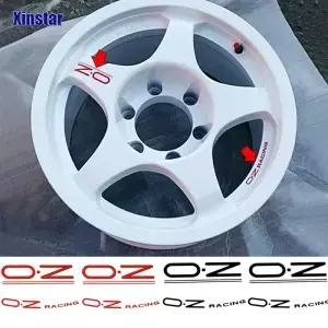 OZ 레이싱 휠 스포크 스티커에 대 한 8pcs 블랙 자동 Tunning 액세서리
