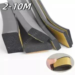 210M EPDM 고무 스폰지 도어 창문 씰 스트립 방음 충돌 방지 자체 접착 테이프 벽 단열재 음향 폼 패드