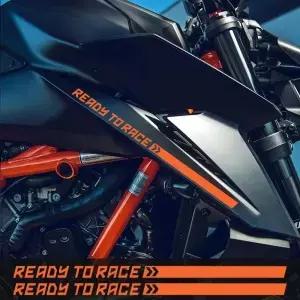 KTM 어드벤처 슈퍼 듀크 390 1290 200 790 890 690 990 1190 레이디 투 레이스용 반사 오토바이 스티커