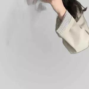 체크 소매 포인트 클래식 베이직 JSC-1004402 코트