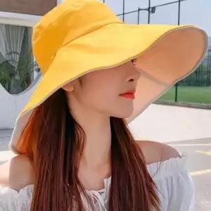 리버서블 양면 버킷햇 가을 모자