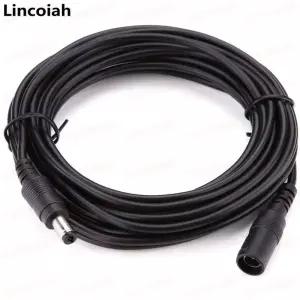 모니터전원선 케이블 DC 연장 1M 2M 3M 5M 10M 55mmx21mm 여성-남성 콘센트 12V 전원 어댑터 홈 CCTV 카메