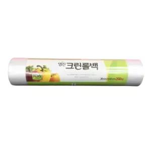 대형 식당 소분 롤타입 위생 비닐봉지 크린롤백 200매 30X40cm 비니루팩 봉다리