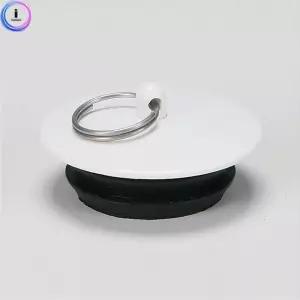 욕실 고리있어 빼기편한 욕조 물구멍 물마개 화이트 지름5cm 배수구뚜껑 패킹