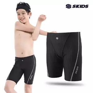 스키즈 남아 키즈 주니어 5부 실내수영복바지 블랙 SBC-301P