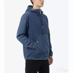 스톤아일랜드 26SS 4100005 할로우 Fibre 나일론 인디고 Tc + Marmo Corros이온 후드 아노락 L1S14 S0J19 V
