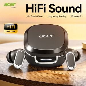 Acer Ohr751 무선 노이즈 캔슬링 블루투스 헤드폰, 강력한 음질을  대형 다이어프램, 터치 컨트롤, 미니 및