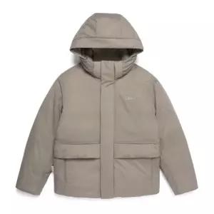 내셔널지오그래픽 N254UDW081 노사시 후드 탈부착 다운 OAK BEIGE 경량패딩 덕다