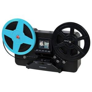 마그나소닉 슈퍼 8/8mm 필름 스캐너, 필름을 디지털 비디오로 변환, 생생한 2.3인치 화면, 디지털화 및 보기 3인치, 5인치 7인치 영화 릴(FS81)