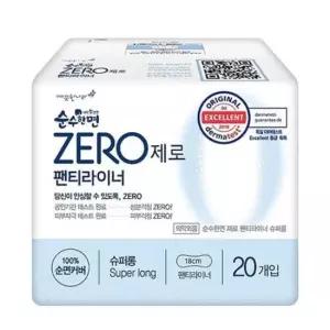 깨끗한나라)순수한면ZERO(순면라이너롱/20P)