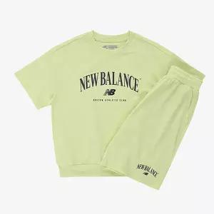 [뉴발란스]뉴발란스키즈 쿨 기능성 반팔 세트 NK9YGB202U-41 트레이닝