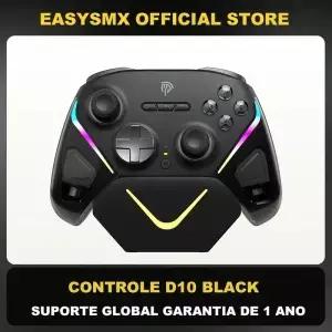 EasySMX D10 무선 게임패드 블루투스 게임 컨트롤러 PC/스위치/폰/스팀 호환 TMR 스틱 충전 도크