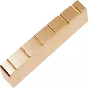 가이커 43mm 기타 너트 - 6줄 일렉트릭 베이스 호환되는 사전 슬롯 브라스 교체
