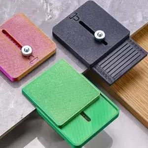 엣지 트리밍 가이드 미끄럼 방지 정밀 휴대용 조절식 DIY 랩 커팅 템플릿 도구 캐비닛 도어 테이블