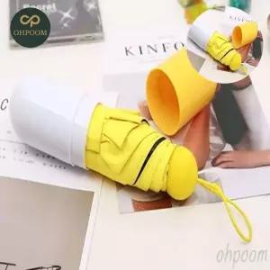 ( )알약모양우산집 양산겸여행용삼단우산 수동우양산 가벼운소형우산 휴대용패션우산 알약케이스 접이식 우