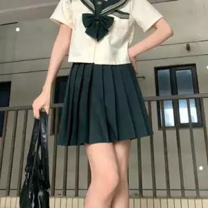 다크그린 세줄라인 마린 세라복 교복세트 학생복