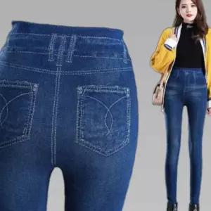 슬림핏 진청 진 블랙 청바지 데님레깅스 여자 바지