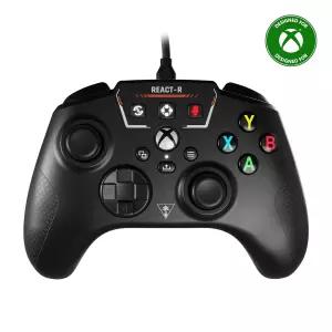 터틀 비치 RECT-R 컨트롤러 유선 게임 Xbox Series X S One Windows 오디오 컨트롤 매핑 가능한 버튼