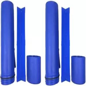 루정양 2Pcs 80mm 용접봉 보관 튜브 방지 걸이 고정 도구 세트 - PP 재질 단열재 내장 빈칸 용기가 있는